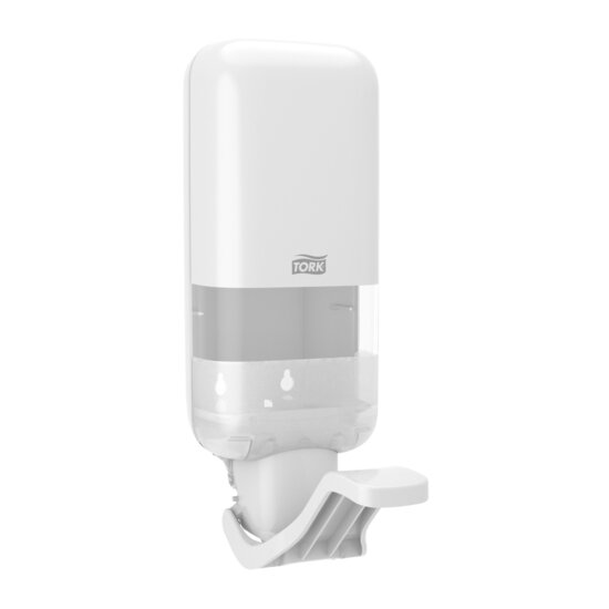 Tork Zeep en Handdesinfectie Dispenser S4 met armbeugel kunststof Wit