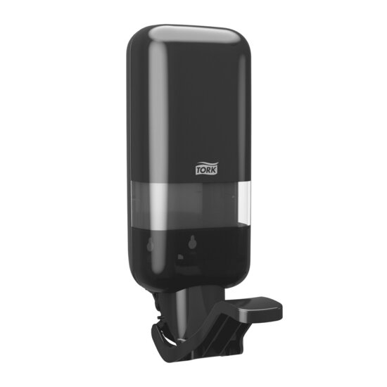 Tork Zeep en Handdesinfectie Dispenser S4 met armbeugel kunststof Zwart