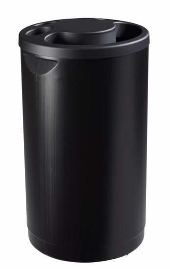 Vuilnisbak-multigob-zwart 25L