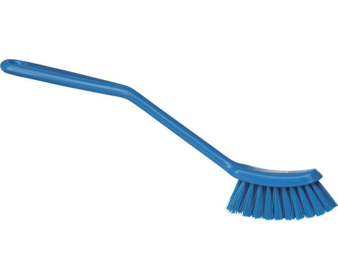 Vikan Medium Vaatborstel Smalle Borstelkop 290mm Blauw