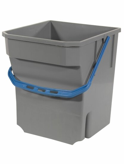 Numatic Grijze Emmer 28 Liter met blauwe hendel t.b.v. MM 1 &amp; 2