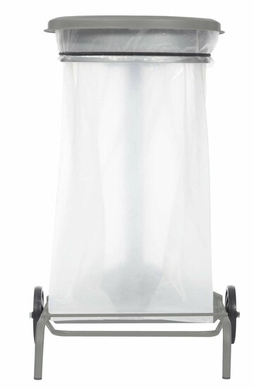Vuilnisbak-collecroule-lichtgrijs 110L
