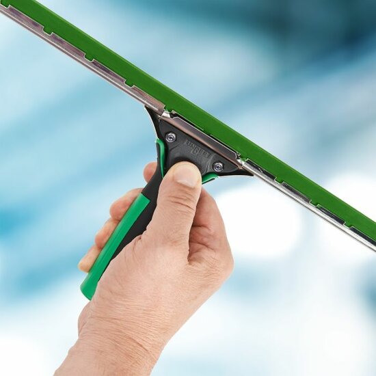 Unger S-rail met groen wisserrubber 45cm