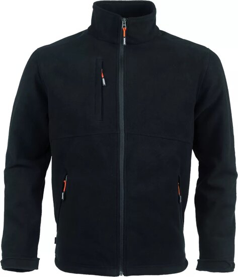 Herock Markus fleece jas Zwart 