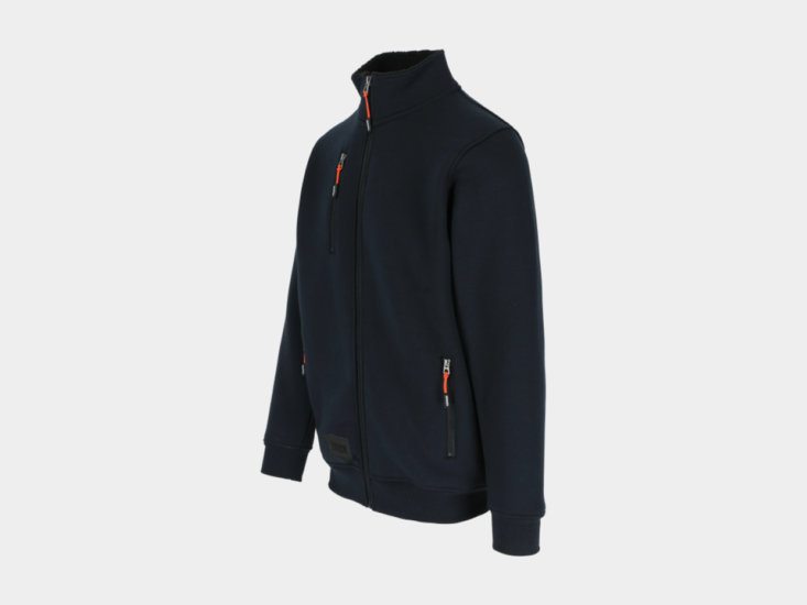 Herock OTAR Sweater met Kraag Navy