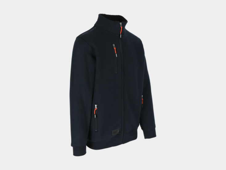 Herock OTAR Sweater met Kraag Navy