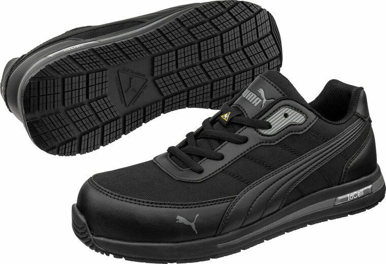 Puma Safety EPIC BLK LOW S3S ESD FO HRO SR Veiligheidsschoenen Zwart Veiligheidsneus