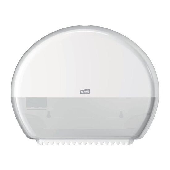 Tork Mini Jumbo Toiletpapier Dispenser T2 Wit kunststof Elevation-Line