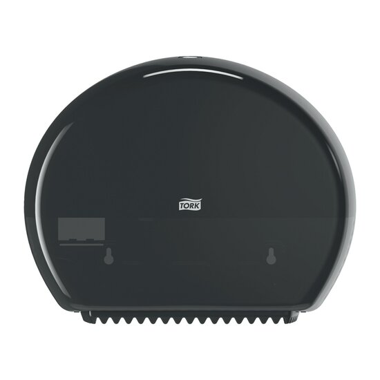 Tork Mini Jumbo Toiletpapier Dispenser T2 Zwart kunststof Elevation-Line