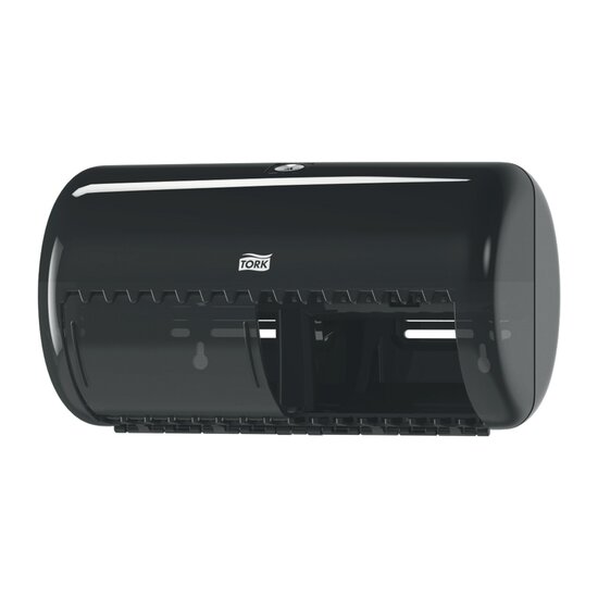 Tork Traditioneel Toiletpapier Dispenser kunststof T4 Zwart 