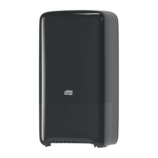 Tork Twin Mid-size Toiletpapier Dispenser Zwart Elevation-Line T6
