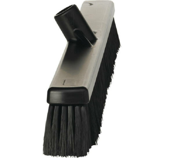 Vikan Brede Zachte Bezem Zwart 610mm