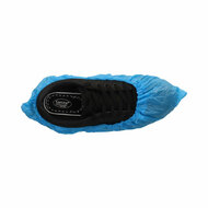 CMT Schoenovertrek CPE 30 mu 36x15cm Blauw geruwd 100st/zak, 2.000st/doos