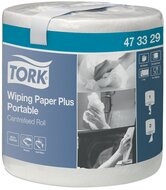 Tork Wiping Plus Centerfeed Poetspapier M2, 2-Laags, 6rol/pak