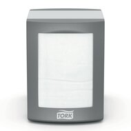 Tork Fastfold Tabletop Servet Dispenser aluminium N2, per stuk