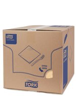 Tork Soft Lunchservet  3-Laags Zand 1/4 vouw, 10x150st, 1.500st/doos