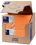 Tork Soft Lunchservet  3-Laags oranje 1/4 vouw, 10x150st, 1.500st/doos