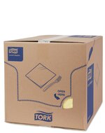 Tork Soft Lunchservet  3-Laags Champagne 1/4 vouw, 10x150st, 1.500st/doos