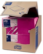 Tork Soft Lunchservet  3-Laags Paars 1/4 vouw, 10x150st, 1.500st/doos