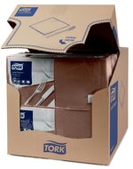 Tork Lunchservet  2-Laags Bruin 1/4 vouw, 10x200st, 2.000st/doos