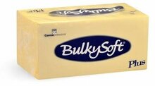 Bulkysoft servetten 2lgs 38x38cm plus, doos 800 stuks - 1/8 vouw Cr&egrave;me
