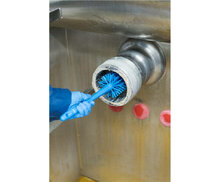 Vikan Medium Harde Pijpborstel Met Handvat (uit een stuk), Ø90, 460mm Blauw