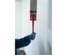 Vikan Medium Harde Pijpborstel Met Handvat (uit een stuk), Ø90, 460mm Rood