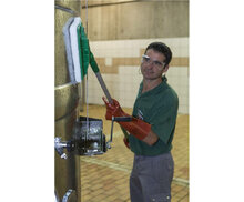 Vikan Hygiëne Padhouder Steelmodel 230mm Groen