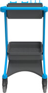 Vikan HyGo 78CM Blauw &ndash; Mobiel Reinigingsstation (Werkwagen)