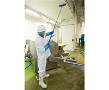 Vikan Hygiëne Aluminium Telescoopsteel Met Watertoevoer 1600-2780mm Blauw