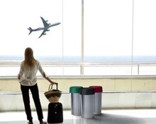 Vileda Iris Round open deksel - Blauw