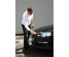 Vikan Transport Handborstel 320mm Zachte Gespleten Vezel Rood/Groen