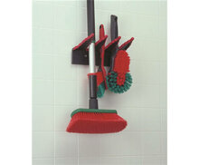 Vikan Transport Waterdoorlatende wasborstel 223mm Rood/Groen