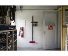 Vikan Transport Waterdoorlatende Wasborstel 370mm Rood/Groen