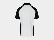 Herock BRABO Tweekleurig polo met korte mouwen Wit/Zwart