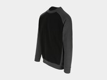 Herock BORIS Tweekleurig Sweater Zwart/Antraciet