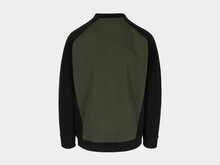 Herock BORIS Tweekleurig Sweater Donker Kaki/Zwart