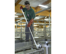 Vikan Ergo Steel Aluminium handgreep Wit 1510 mm &Oslash;31mm 
