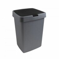  Sunware Delta prullenbak klep 25L metaal zwart