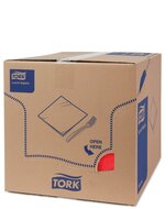 Tork Soft Lunchservet  3-Laags Rood 1/4 vouw, 10x150st, 1.500st/doos