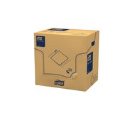 Tork Soft Dinerservet Advanced 3-Laags Oranje 1/4 vouw 12x100st, 1.200st/doos