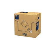 Tork Soft Dinnerservet Advanced 3-Laags Zand 12x100st, 1.200st/doos 1/4 vouw  