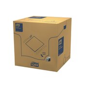 Tork Textured Dinnerservet 2-Laags Zwar 1/4 vouw 20x50st, 1.000st/doos