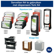 Tork Xpressnap Dispenserservet 1-Laags Naturel N4 33X21Cm 8x1.125st, 9.000st/doos