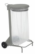 Vuilnisbak-collecroule-lichtgrijs 110L
