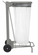 Vuilnisbak-collecroule-lichtgrijs 110L