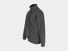 Herock OTAR Sweater met Kraag Donker Heather Grijs