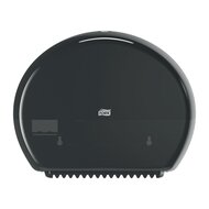 Tork Mini Jumbo Toiletpapier Dispenser T2 Zwart kunststof Elevation-Line