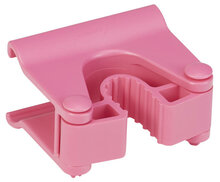 Vikan Hygi&euml;ne Klem voor Hi-Flex Wandhouder 82mm Roze