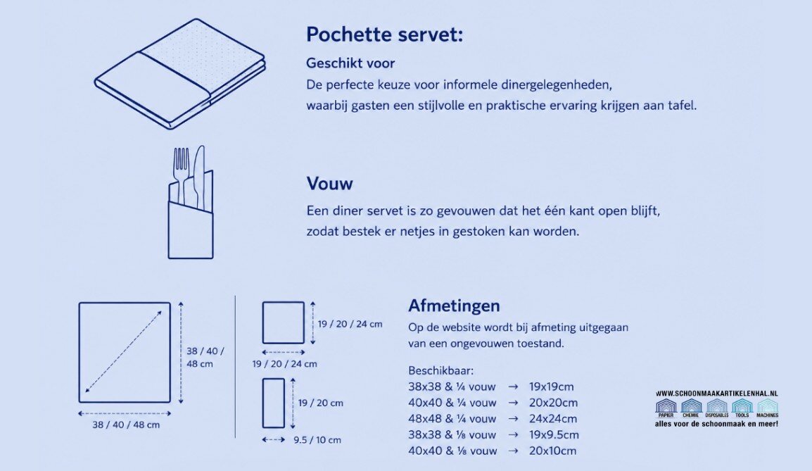 Pochette-servetten